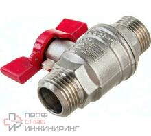 Кран шаровой Valfex PREMIUM для ВОДЫ 3/4" НР/НР, бабочка