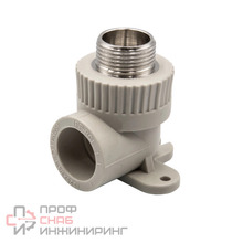 Уголок комб. нар 25х3/4'' с креплением EVER® plast серый