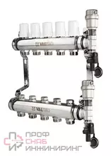 Коллекторный блок Valtec из нержавеющей стали с регулировочными и балансировочными клапанами VTC.588.EMNX.0606