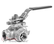 Кран шаровой 1-1/2" 3WAYT316-PPM040