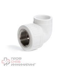 Угол 90° Fusitek комб. с вн.р. PPR (W) - 20 x 3/4" (10 шт / 120 шт)