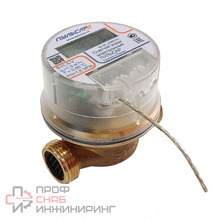 Электронный счетчик воды Ду15 Пульсар IoT модель 1, Qn=1,5 м3/ч, L=80мм