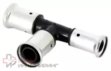 Тройник 26-16-20, Henco PK, 11, пресс-пресс, PVDF