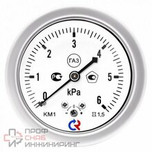 Манометр Росма КМ-12� (0-40kPa) 12x1,5.1,5