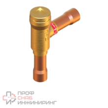 Клапан обратный поршневой Danfoss NRV ODF Ду28 Ру46 латунь под пайку 020-1025