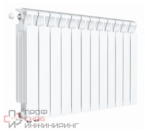 Радиатор биметаллический Rifar Monolit Ventil 500/11, правое подключение, 50 мм (без H-образного узла)