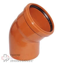 Отвод РосТурПласт НК ПП 200х45 рыжий S