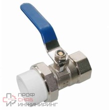 Кран шаровой рычаг латунь/PPR/ВР25х 3/4, Ростурпласт