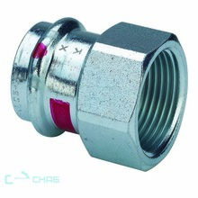 Переходник 35-1" Viega Prestabo, 1112, пресс-резьба, вн., сталь оцинкованная