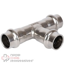 Тройник равнопроходной Rommer ВПр 15 из нержавеющей стали