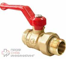 Кран шаровой Valfex латунный OPTIMA для ВОДЫ 3/4" ВР/НР рычаг, амер-ка, 11Б27фт1М VF.225.L0R1.034.Bir