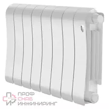Радиатор биметаллический Royal Thermo Infinity 300 Bianco Traffico VR80 - 8 секц.