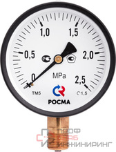 Манометр Росма ТМ-310Р.0 (0-10кгс/см2) 12x1,5.1,5