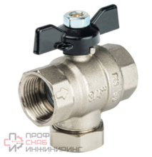 STOUT Кран шаровый с фильтром ВВ 1/2" (ручка-бабочка)