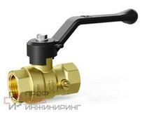 Кран шаровой латунный LD Pride рычаг 44.15.В-В.М.Р для манометра