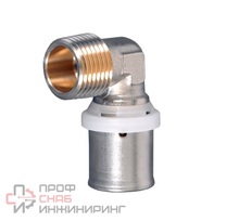 Угольник-пресс 90° НР MVI Ду20х3/4