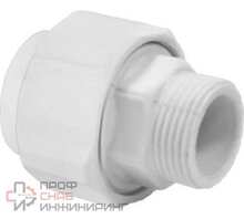 Муфта разъемная РосТурПласт НР 25х3/4 белый RTP
