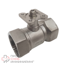 Двухходовой шаровой кран TECHNO 2032B (нерж)