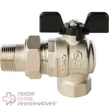 Кран шаровой угловой STOUT с "американкой" ВН 3/4 SVB-0008-000020