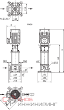 Насос Wilo HELIX V 1608-1/16/E/KS/400-50