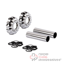 Комплект декоративных трубок SR Rubinetterie ретро 70хD 18-20-1/2" хром