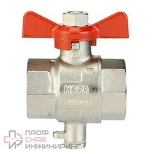 Кран шаровой Danfoss/Dn25/для монт термодатчика