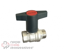 Кран шаровой Oventrop, Optibal 1077310, DN-32, 1 1/4", НВ, PN, бар-16, ручка-пластмассовая
