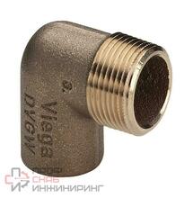 Угольник 90° 18-3/4", Viega R4, 94092G, пайка-резьба, нар., бронза