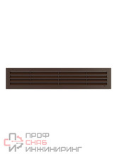 Решетка дверная ERA 4409ДП, коричневая