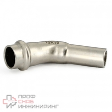 Угол Uni-fitt 45' пресс 28, нержавеющая сталь