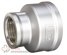 Муфта переходная LD Pride DN 50х40 (2"ВР х 1 1/2"ВР) латунь никель