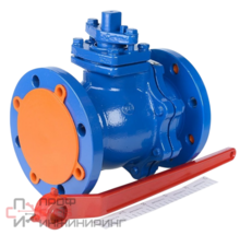 Футерованный шаровый кран химический Zenova КШХ 100/16.1