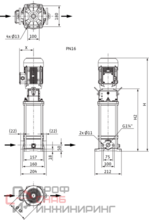 Насос Wilo HELIX V 604-1/16/E/S/400-50