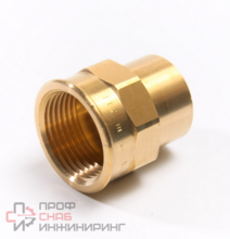 Переходник 42-1 1/2" Viega R4, 94270G, пайка-резьба, вн., бронза