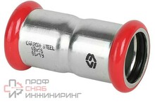 Муфта-пресс MVI равнопроходная короткая Ду35