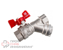 Кран шаровый 1/2"-15 ВР-ВР фильтр баб. IVANCI-Superior