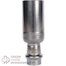 Муфта переходная Rommer ВПр-НПр 28х15 из нержавеющей стали