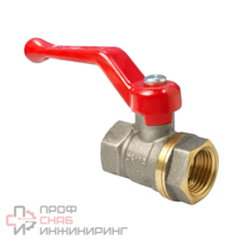 Кран шаровой латунный VALFEX PREMIUM для ВОДЫ 1" ВР/ВР рычаг, НИКЕЛИР-Й 11Б27фт1М VF.214.NR2.100.PREMIUM