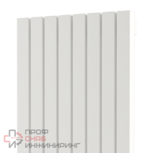 Стальной вертикальный радиатор отопления Warmmet Power 60V длина 1250 мм секций 4 цвет белый тип подключения: нижнее левое