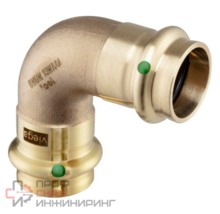 Отвод Sanpress SC-Contur бронза, 15 мм, угол 90°