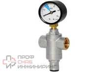 Редуктор давления Elsen поршневой 1 1/2 В с манометром давление на выходе бар-1-6,5