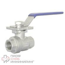 Кран шаровой муфтовый под привод нержавеющий Newkey (2PC)  AISI304 DN65 (2_1/2")  (CF8)  PN64