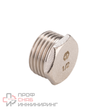 Заглушка латунная никелированная с наружной резьбой MVI Ду32