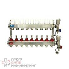 Группа коллекторов "ViEiR" с расход 9-вых нерж без кранов 1"x3/4"