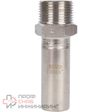 Вставка переходная Rommer НПр-НР 22х3/4 из нержавеющей стали