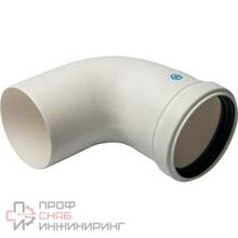 Элемент дымохода конденсационного угол Stout 87° D80 м/п PP-FE