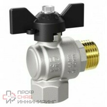 Шаровой кран LD угловой шаровой 1'' - 1" вн/нар бабочка LD PRIDE