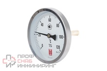 Термометр BD ТБ биметаллический 100Т/100 (0-120С)  G1/2, 1,5 рос