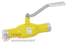 Кран шаровый стальной Temper Ду- 25; Ру-40, под приварку,Ст-20 арт. 38220025, 230мм, газ -40+200