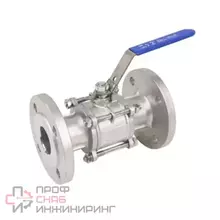 Кран шар Benarmo SS304 4131H 3-х сост Ду125 Ру16 фл полн